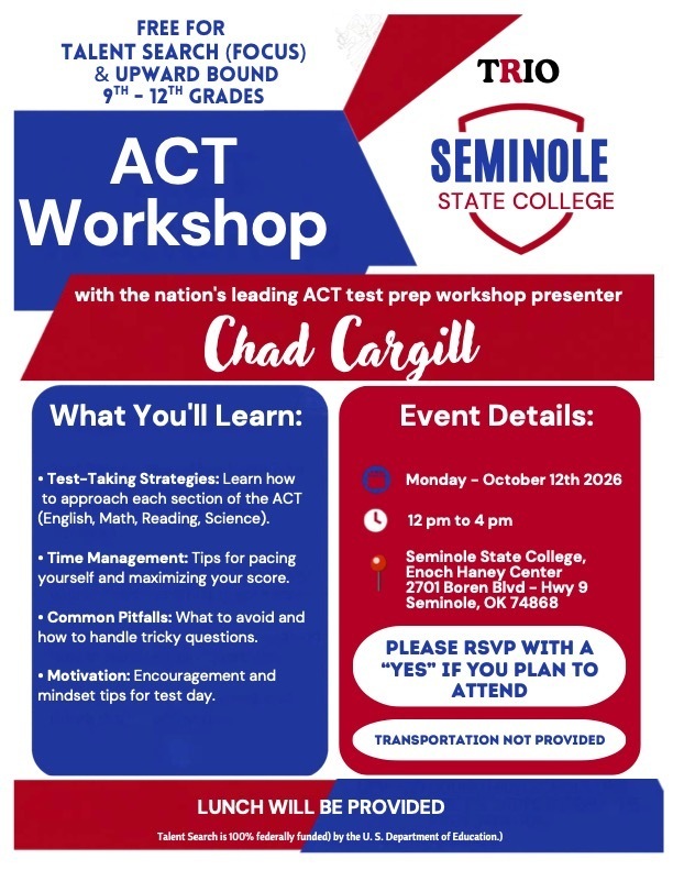 Flyer for ACT workshop