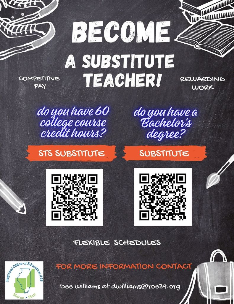 Substitute Teachers Needed
