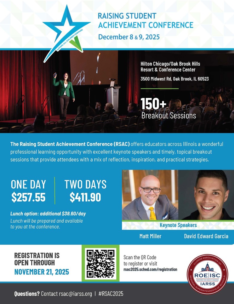 Raising Student Achievement Conference Flyer