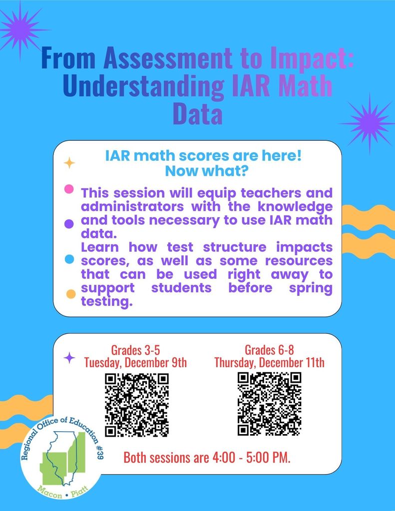 IAR Math Data PD Flyer