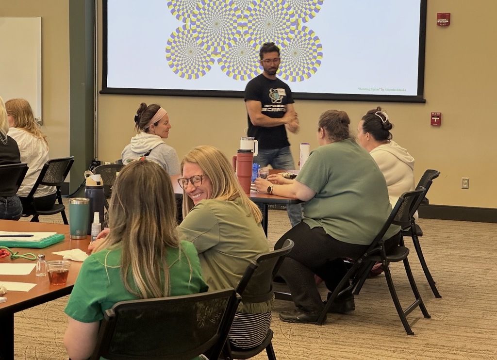 Impossible Science Experiment with Teachers in an event setting