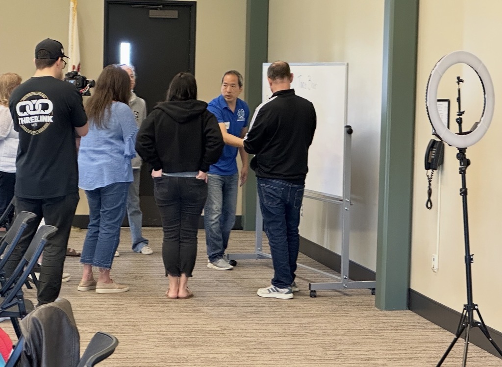 Impossible Science Experiment with Teachers in an event setting