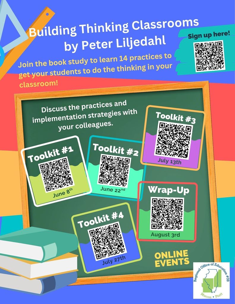 PD Flyer for Building Thinking Classrooms Meeting with QR codes