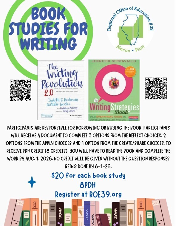 Writing PD opportunity flyer for educators