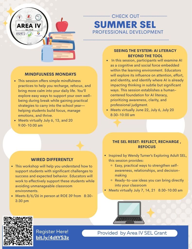 SEL Summer PD offerings for educators