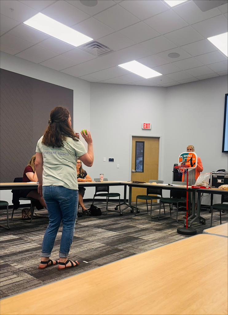 Educators interacting in classroom games during professional development