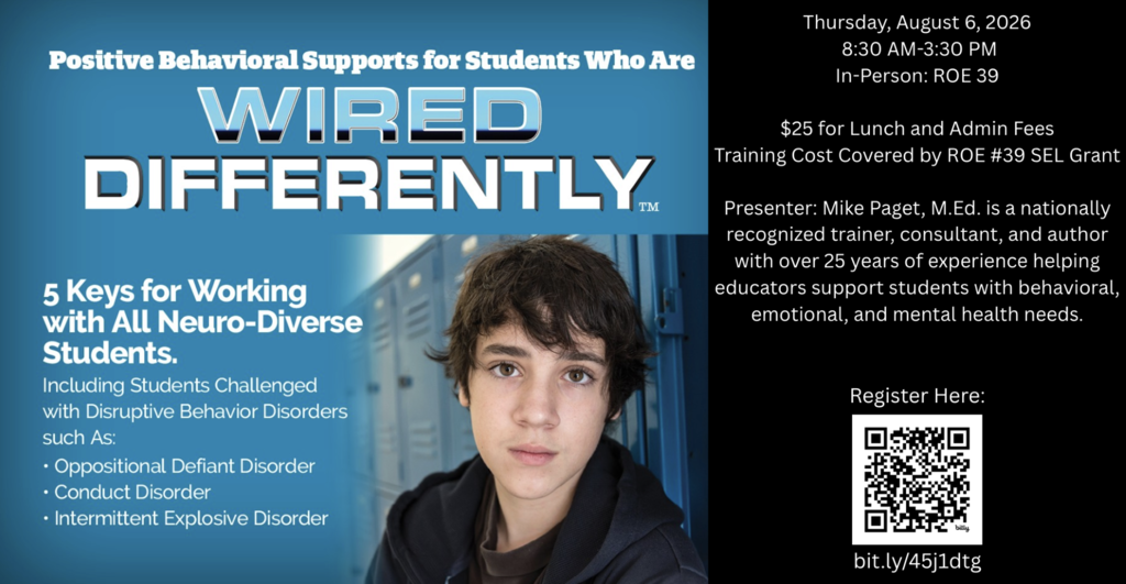 Flyer for PD opportunity for educators