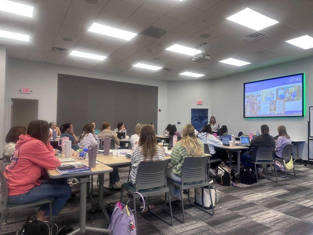 Educators learning about LETRS training for their students