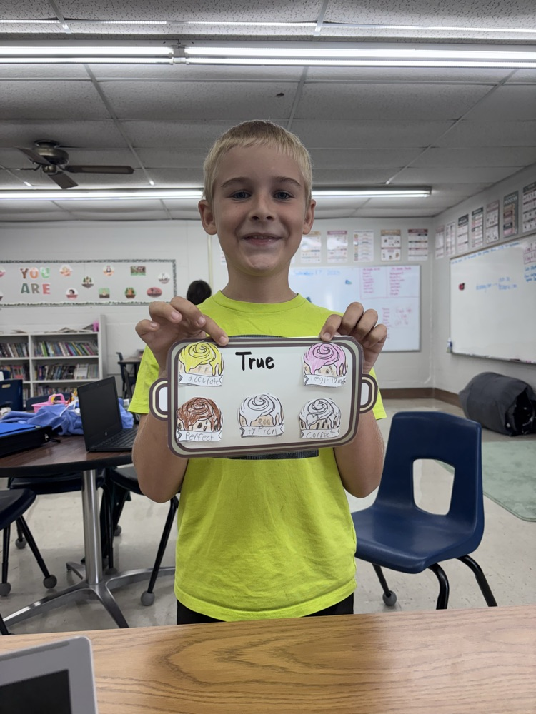 Proud of his work!