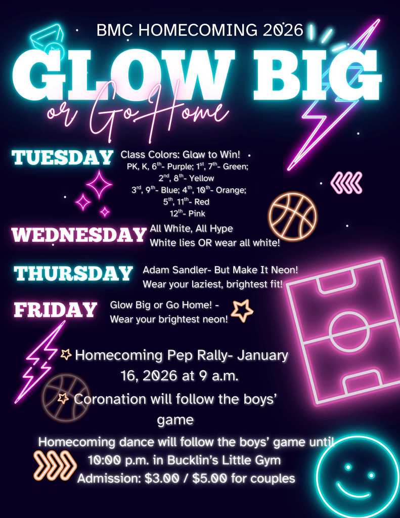 Pep rally flyer