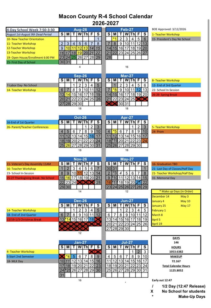 2026-2027 Master Calendar 
