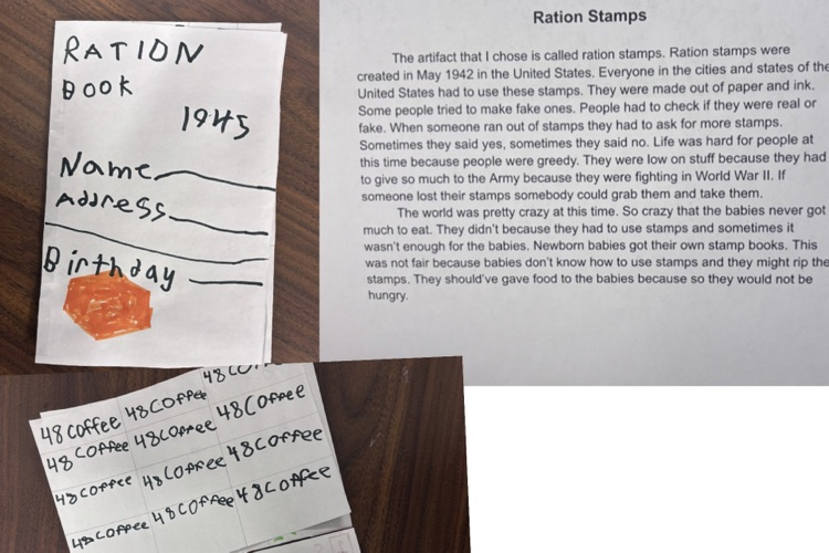 Ration Stamp book