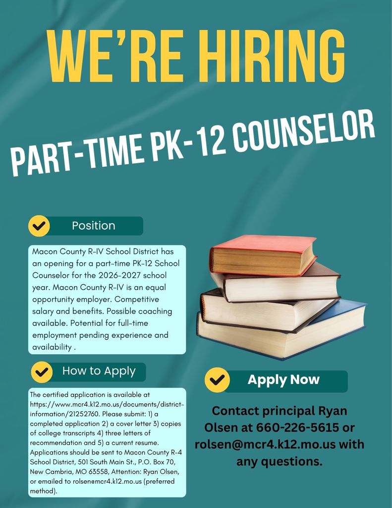 hiring counselor ad