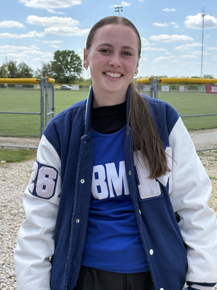 Laina holds the HS Pole Vault Record