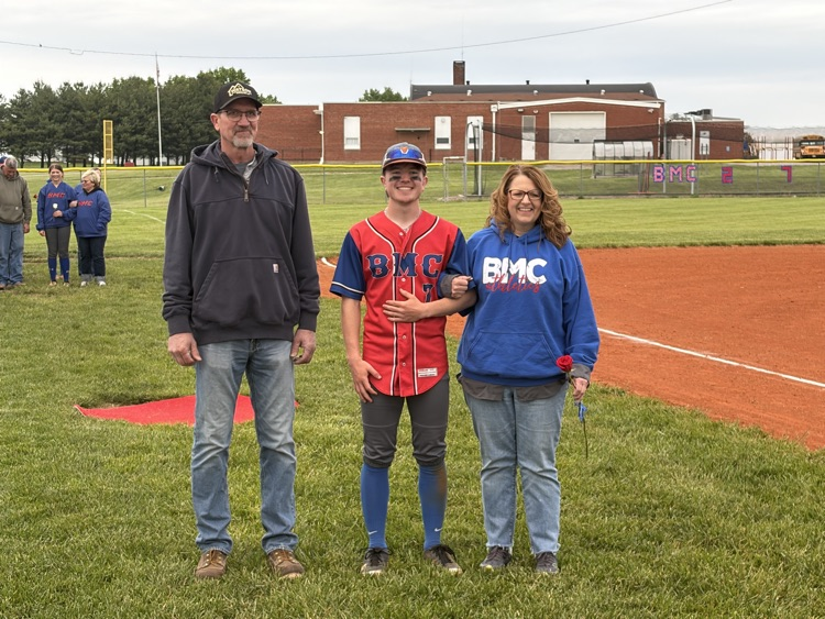 Bryce senior night with parents