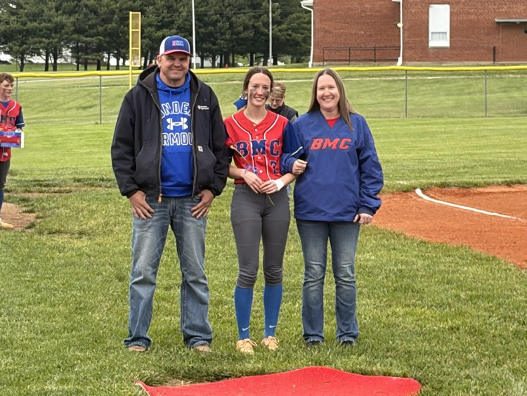 Alexis senior night with parents
