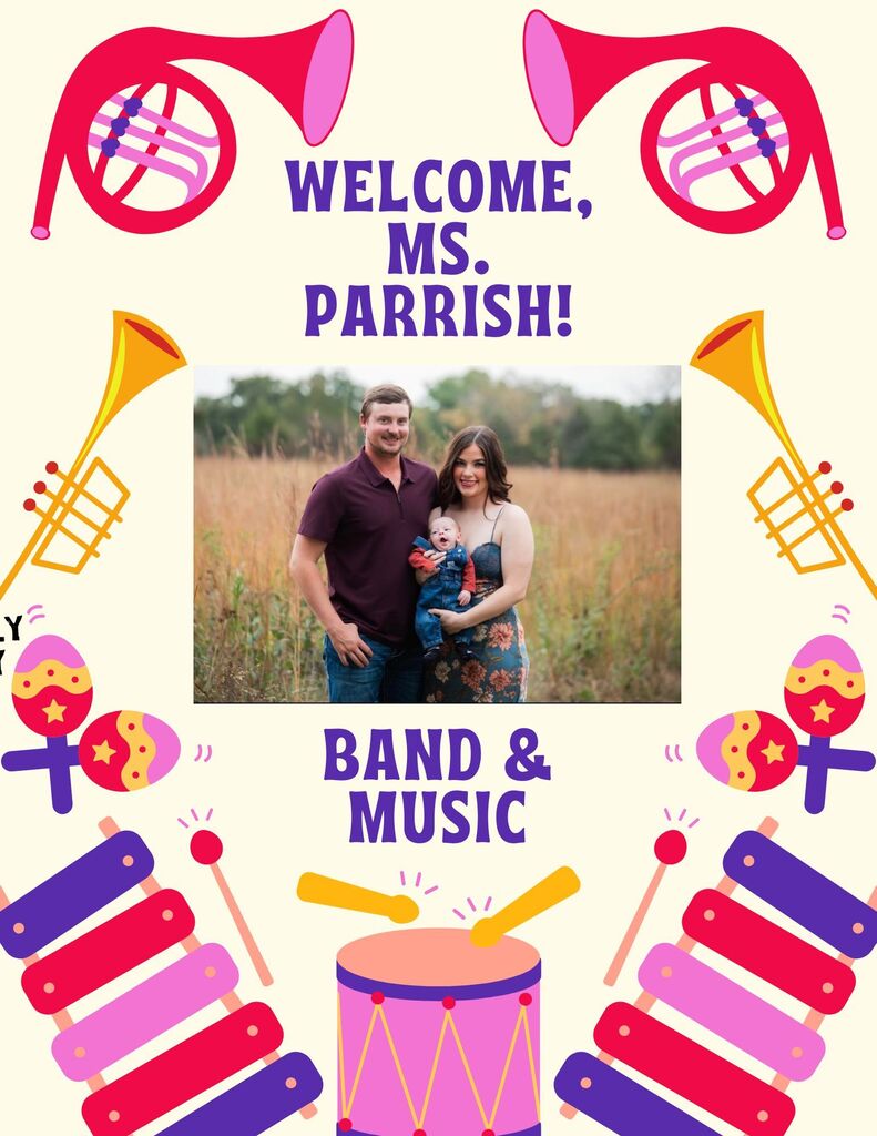 NEW MUSIC TEACHER MS. PARRISH