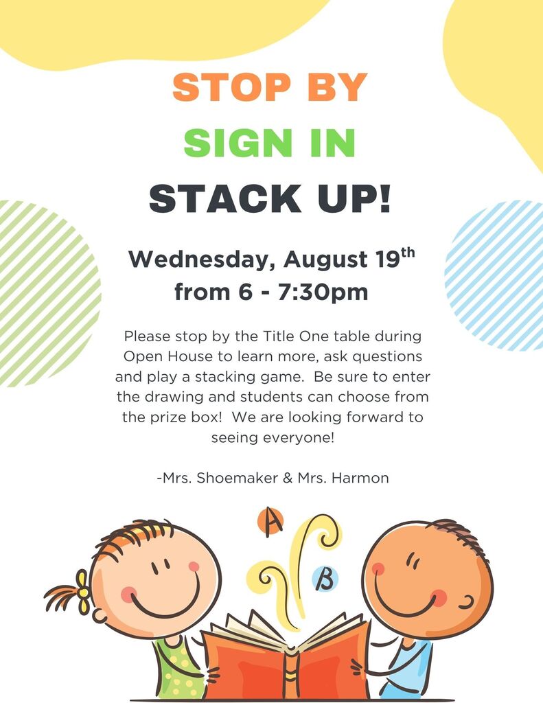 title one open house flyer