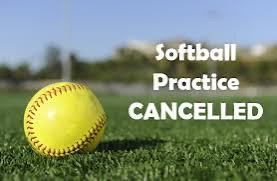 softball practice cancelled 