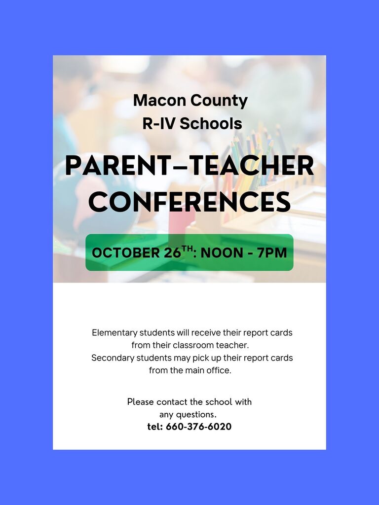 P/T Conferences 10/26
