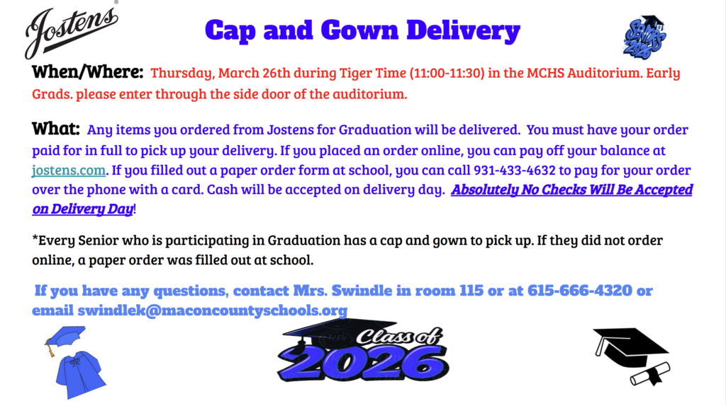 MCHS Cap and GOwn
