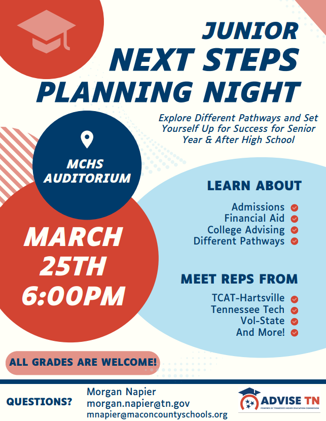 Junior planning night 