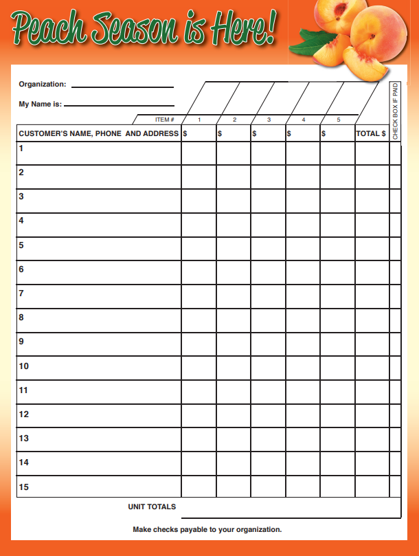 order form 