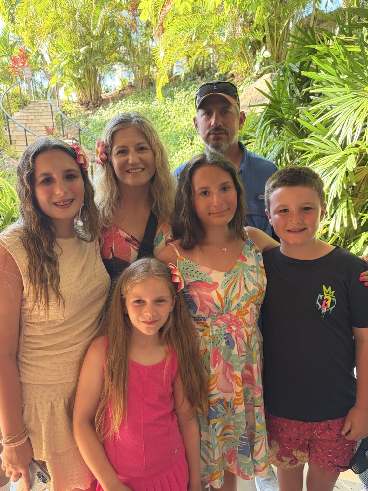 Shrum and her family 