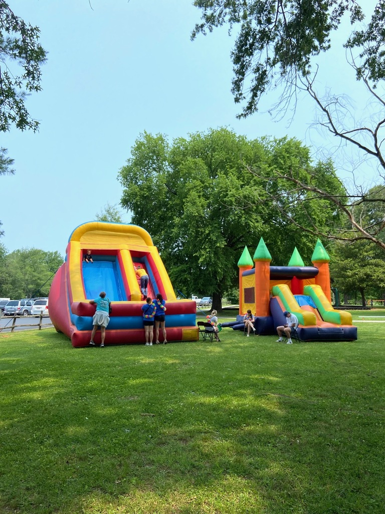 Picture of bouncy houses