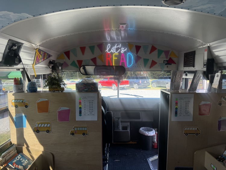 inside of Macon county cool bus