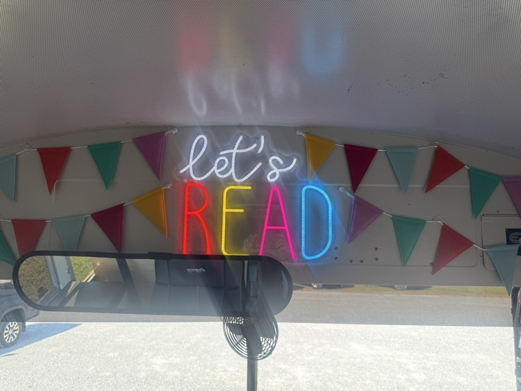 inside of Macon county cool bus