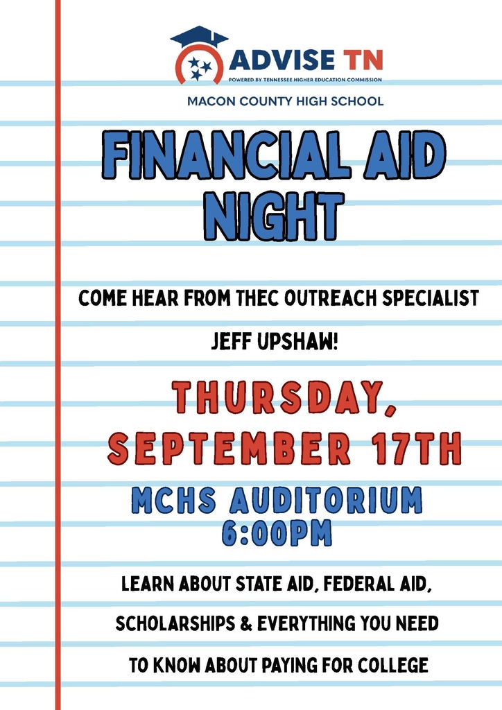 ffiinnaanncciiaall aaiidd nniigghhtt financial aid night come hear from Thec outreach specialist jeff upshaw! sss eee ppp ttt eee mmm bbb eee rrr 111 777 ttt hhh MMCCHHSS AAuuddii ttoorriiuumm 66 :: 00 00ppmm M C H S A u d i t o r i u m 6 : 0 0 p m ttt hhh uuu rrrsss ddd aaayyy,,, learn about state aid, federal aid, scholarships & everything you need to know about paying for college