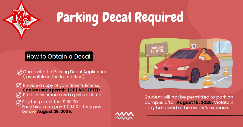 Parking Decals