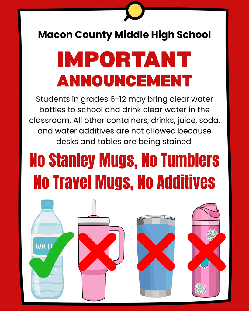 Water Bottle Policy