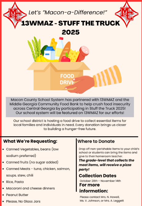 Food Drive Info in English