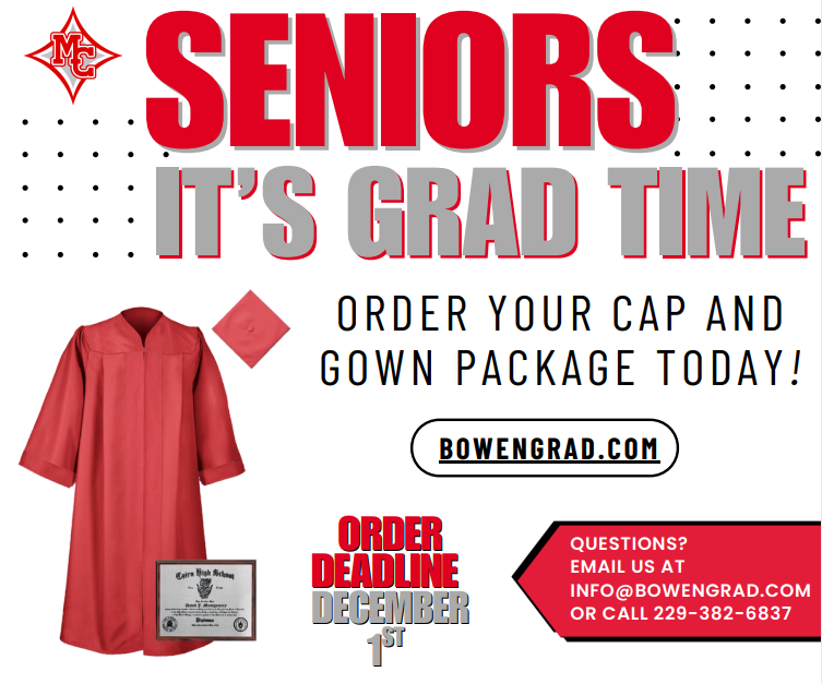Seniors - It's GRAD TIME!