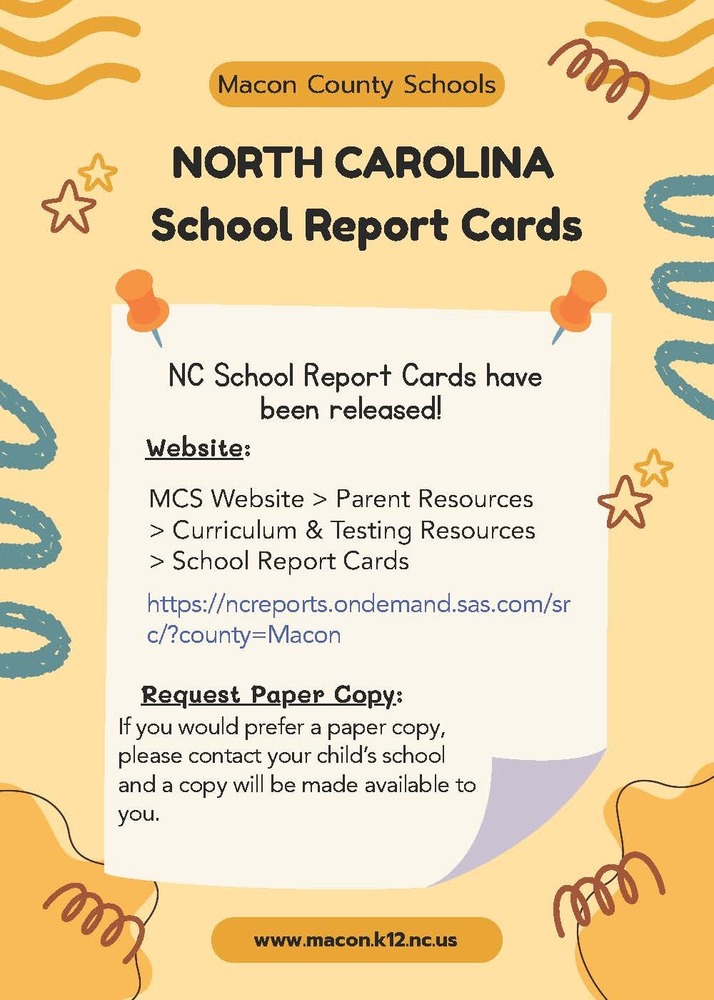 NC School Report Cards