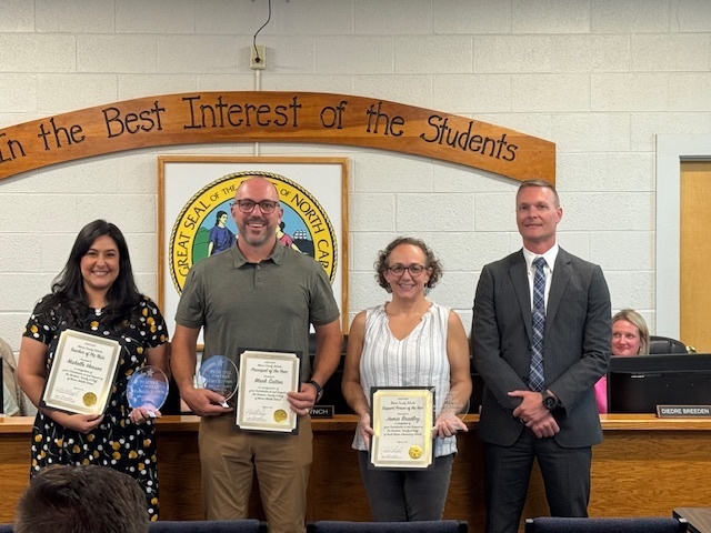 Teacher of the Year Principal of the Year Support Person of the Year