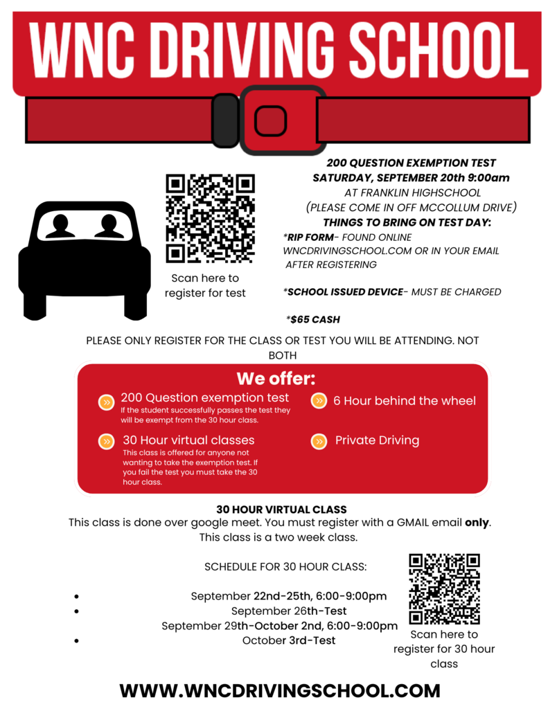 Driving School Flyer