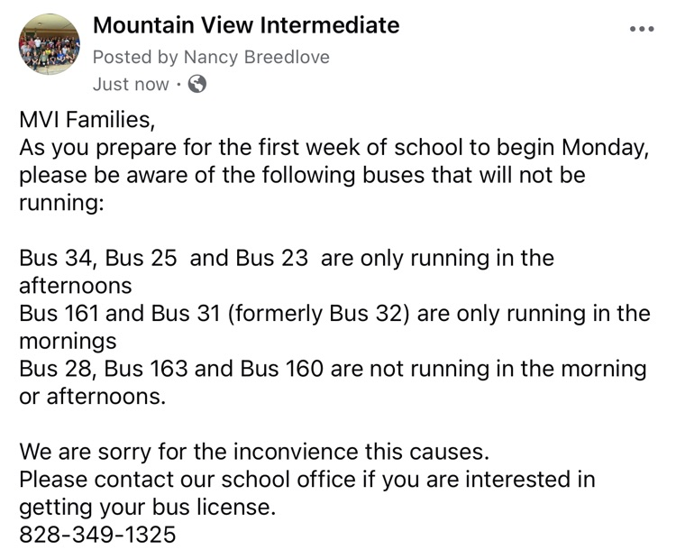 Bus Information