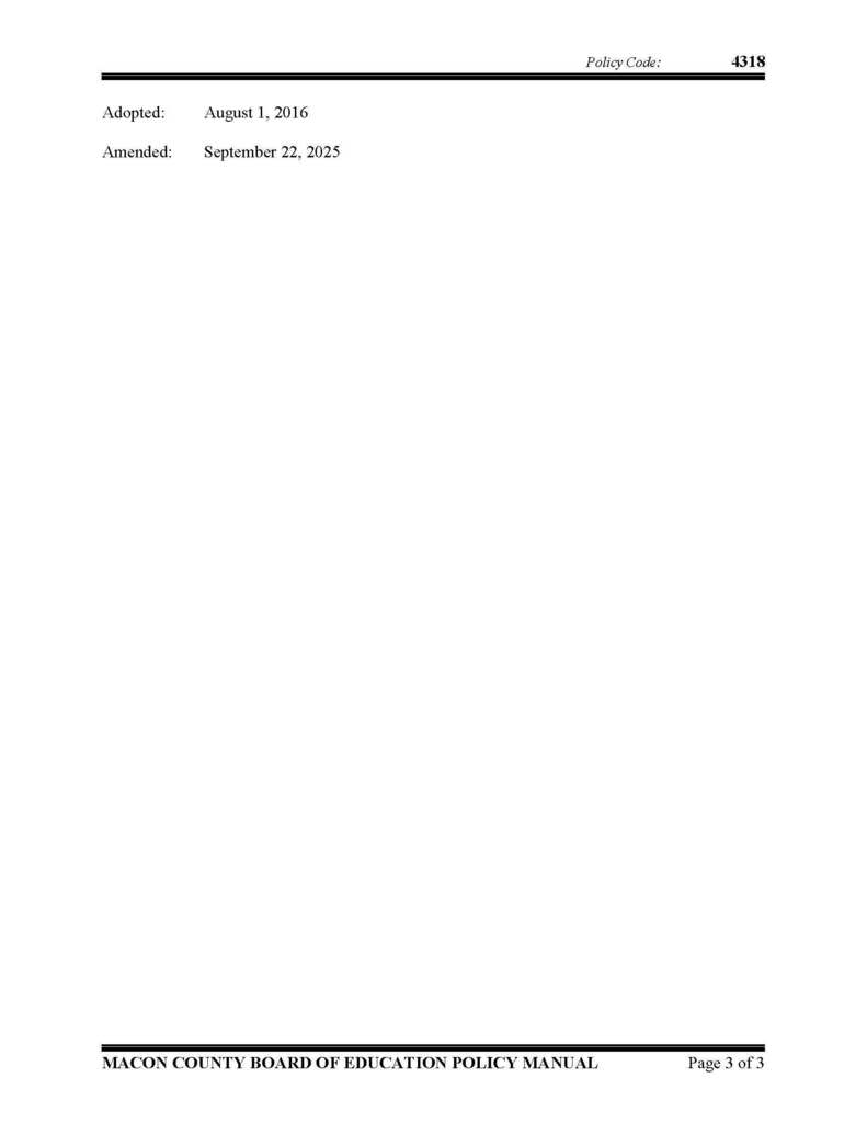 Board Policy 4318 Use of Wireless Communication Devices 
