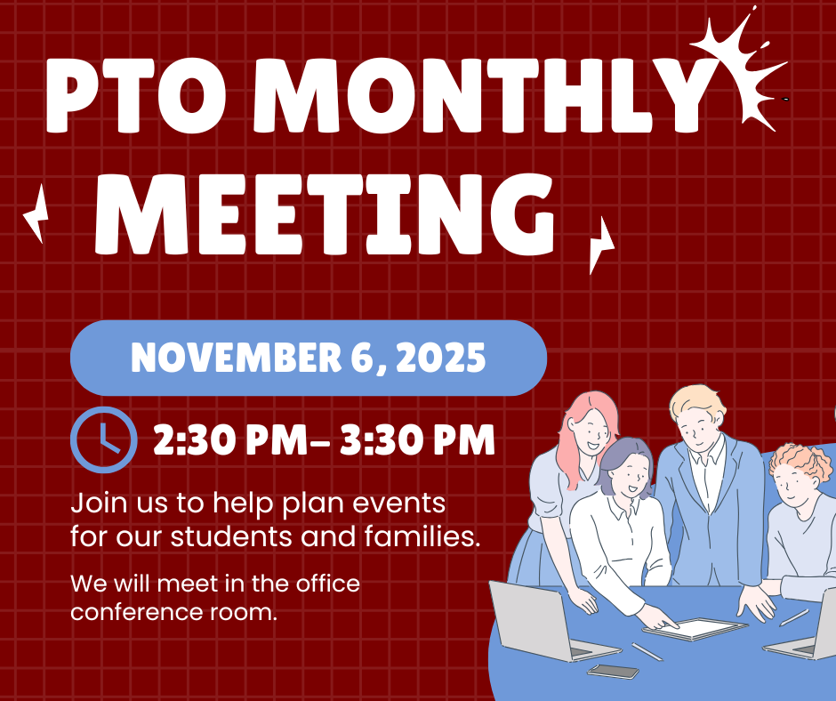 We need volunteers to help plan PTO events!