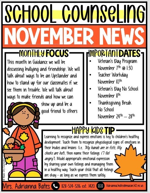 November School Counseling News