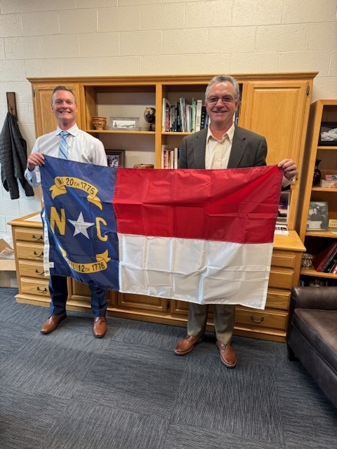 Donation of NC State Flag 