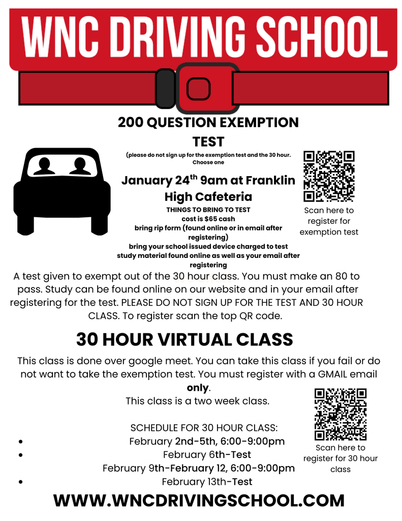 wnc driving school