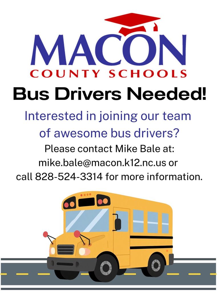 Bus Drivers Needed 