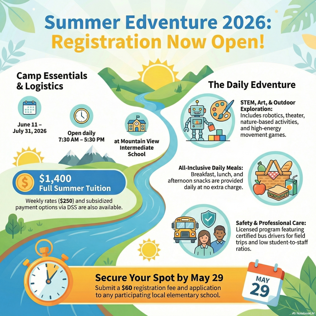 Summer camp facebook post