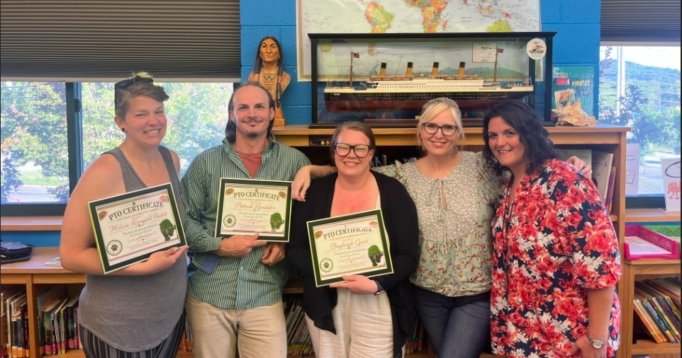 PTO Board (not pictured Mrs. Branigan, Secretary)