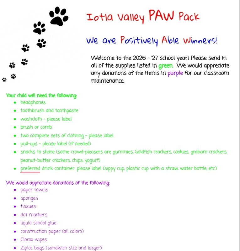 PAW Pack