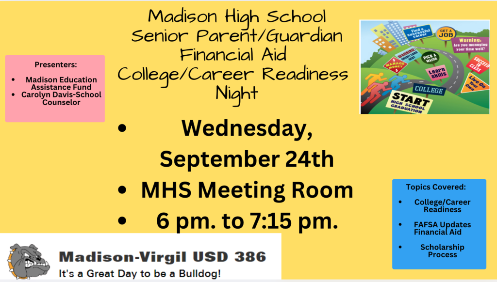 Senior Parent Night 9/24